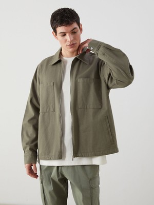 Lc Waikiki Yeni Sezon Rahat Kalıp Uzun Kollu Erkek Gömlek Ceket