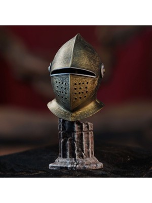 Keematee Tasarım Dekoratif Armet Kask Armet Miğfer Obje Biblo