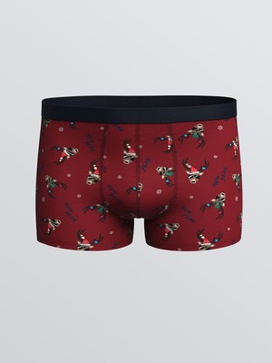 Lc Waikiki Yeni Sezon Standart Kalıp Yılbaşı Temalı Erkek Boxer