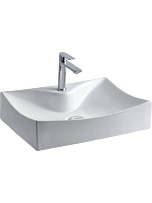 Lena - Tezgah Üstü Porselen Lavabo - E-3034