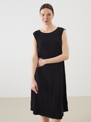 Lc Waikiki Yeni Sezon Bisiklet Yaka A Kesim Elbise