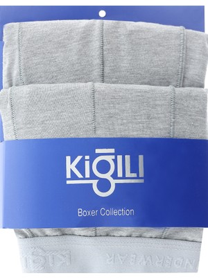 Kiğılı 2'li Büyük Beden Pamuklu Süprem Boxer Seti