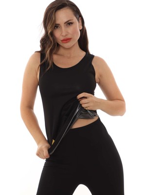 Sauna Suit Sauna Termal  Unisex  Ekstra Terleten Atlet Tayt Takım Set