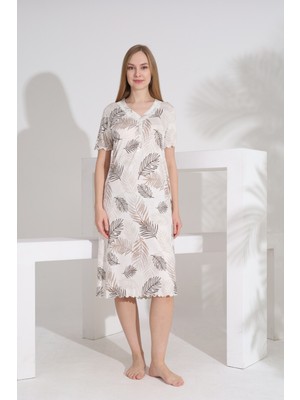Evia Angelique Bambu Kısa Kol Kadın Yazlık Elbise 22546