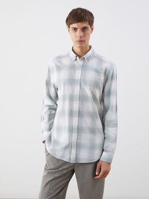 Lc Waikiki Yeni Sezon Regular Fit Uzun Kollu Ekose Erkek Gömlek