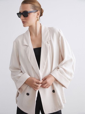 Lc Waikiki Yeni Sezon Dokulu Kadın Ceket