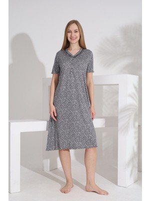 Evia Angelique Bambu Kısa Kol Kadın Yazlık Elbise 22544-545