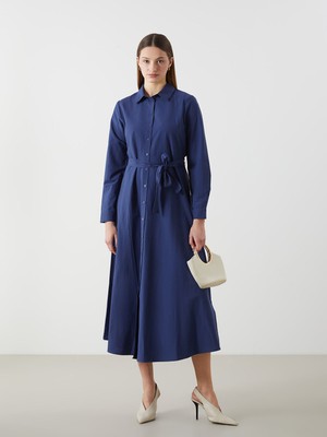 Lc Waikiki Yeni Sezon Poplin Kadın Gömlek Elbise