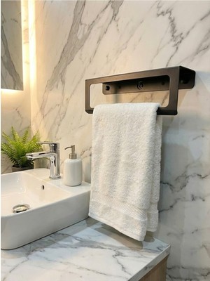 Metal Havluluk | Duvar Tipi Modern Havlu Askısı – Elektrostatik Boyalı