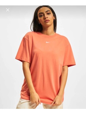Nike Sportswear Essentials Short-Sleeve Turuncu Kadın T-Shirt DN5697-827