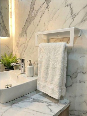 Mee Wall Art Metal Havluluk | Duvar Tipi Modern Havlu Askısı – Elektrostatik Boyalı