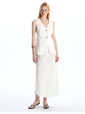 Lc Waikiki Yeni Sezon Beli Lastikli Modal Karışımlı Etek