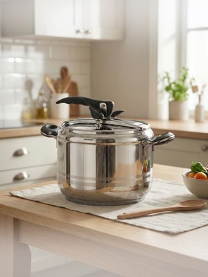 Hascevher Esila 12 Lt Düz Düdüklü Tencere