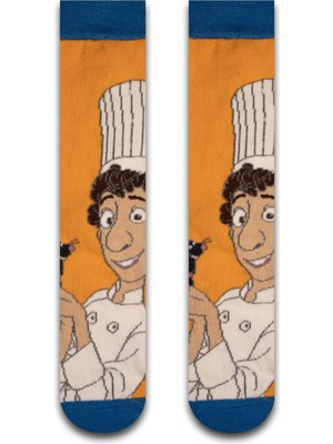 Neşeli Çoraplar Ratatouille Remy Renkli Unisex Çorap