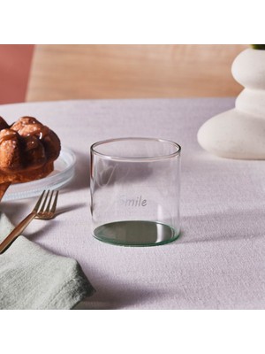 Karaca Mito Cam Su Bardağı 330 ml Yeşil