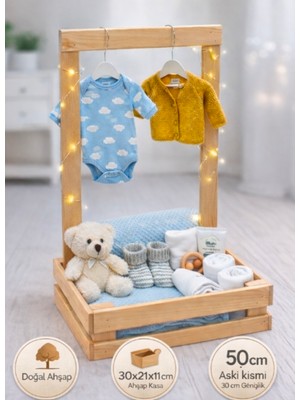 Ahşap Bebek Kırksepeti ,yenidoğan Sepeti ,ahşap Kasa