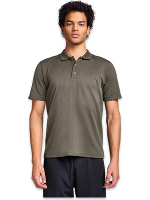 Lescon 26S-1297-26B Kısa Kol Polo Yaka T Haki Erkek T-Shirt