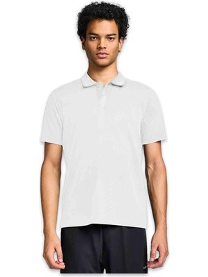 Lescon 26S-1297-26B Kısa Kol Polo Yaka T Beyaz Erkek T-Shirt