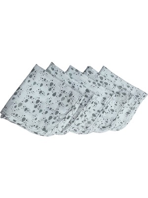 Kaf Kumaş 5 Adet Müslin Bebek Ağız Bezi