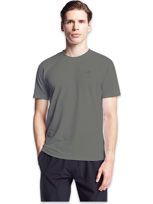 Lescon 26S-1298-26B Kısa Kol T Haki Erkek T-Shirt