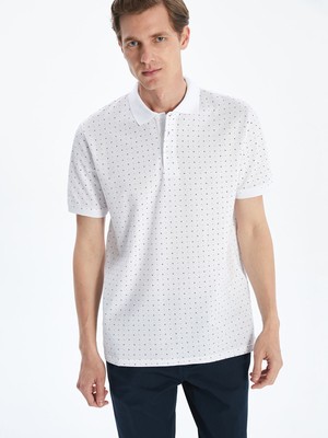 Lc Waikiki Yeni Sezon Polo Yaka Kısa Kollu Desenli Pike Erkek Tişört