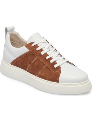 Tergan Taba Hakiki Deri Erkek Sneaker - E25I1AY57283-A29