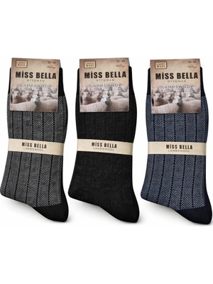 MTM My The Mall Giyim Missbella Yün Jakarlı Erkek Çorap 10 Adet