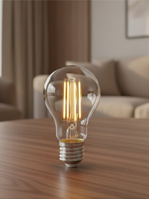 Orbus F60 4.8W Clear Ampul Sarı Işık E27 600LM