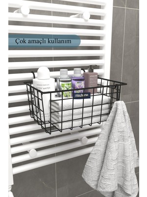 Asılabilir Havlupan Düzenleyici Havluluk Banyo Düzenleyici Havlu Kurutma Asılabilir Havlu Sepeti