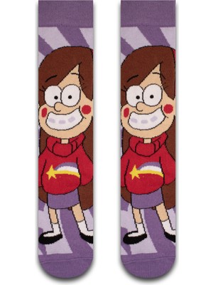 Neşeli Çoraplar Mabel Pines Renkli Unisex Çorap