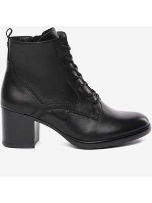 Greyder Kadın Siyah Hakiki Deri Topuklu Bot 5K2UB32030