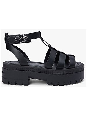 Tommy Hilfiger Kadın Tjw Fisherman Deri Detaylı Sandalet