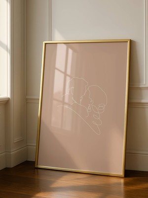 Fuart.Co Aşkın Teması Aşk Temalı Sevgililer Günü Posteri (Çerçevesiz) Love