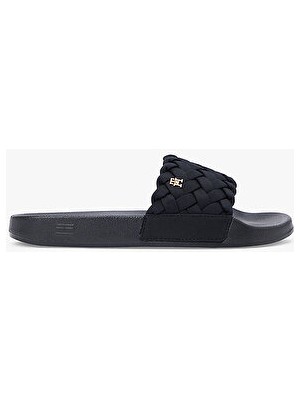 Tommy Hilfiger Kadın Th Braided Pool Terlik