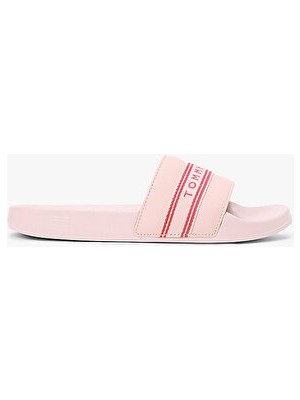 Tommy Hilfiger Kadın Th Webbing Pool Terlik