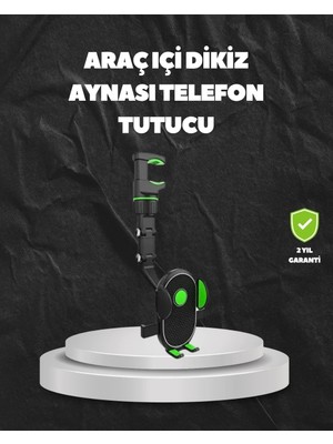 Mulvxkrg KRG02 Ayarlanabilir Dikiz Aynası Telefon Tutucu Sağlam ve Şık Tasarım (Mulvix)