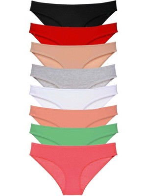 MTM My The Mall Giyim 8 Adet Süper Eko Set Likralı Kadın Slip Külot Set 1