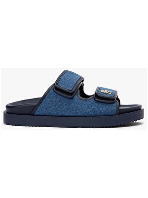 Tommy Hilfiger Kadın Double Strap Denım Sandalet