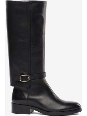 Greyder Kadın Siyah Hakiki Deri Çizme 5K2TC59305