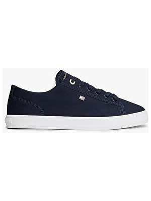 Tommy Hilfiger Kadın Th Foxing Kanvas Sneaker