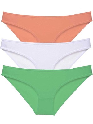 MTM My The Mall Giyim 3 Adet Süper Eko Set Likralı Kadın Slip Külot 544