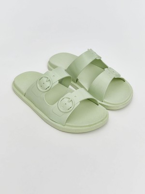 Lc Waikiki Yeni Sezon Çift Bantlı Kadın Terlik