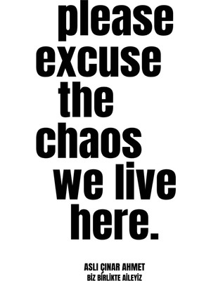 Fuart.Co We Live Here Kişiye Özel Aşk Temalı Sevgililer Günü Posteri (Çerçevesiz) Love