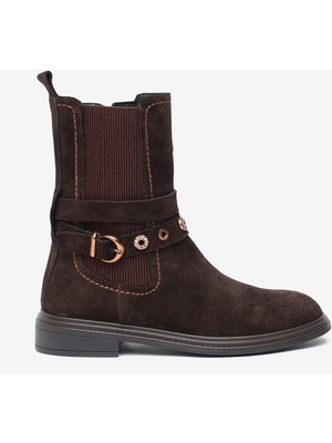 Greyder Kadın Kahverengi Hakiki Deri Bot 5K2UB59337