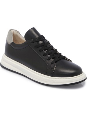 Tergan Siyah Hakiki Deri Erkek Sneaker - E25I1AY57285-A23