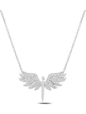 Özcömert Silver Gümüş Mikail Meleği Bayan Kolye