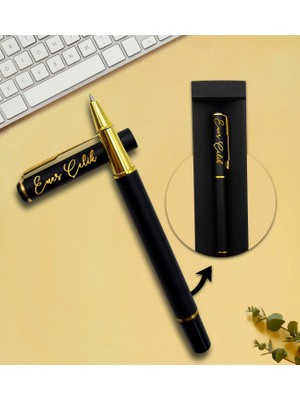 As Gift Kişiye Özel Imza Kalemi (Siyah-Gold)