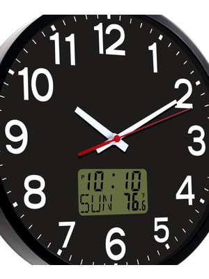 Armasse Dekoratif Duvar Saati Analog Dijital