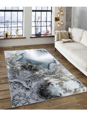 Dijidekor Shine M(159) Gri Saçaksız Mutfak Koridor Yolluk Salon Yatak Odası Halısı