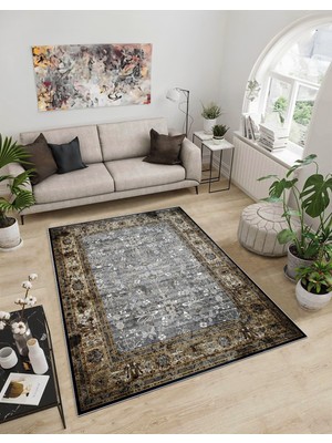 Dijidekor Shine M(14) Gri Saçaksız Mutfak Koridor Yolluk Salon Yatak Odası Halısı